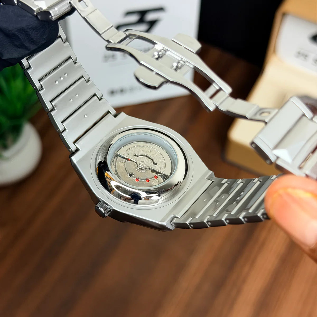 Hublot Diamond Cut Semi Auto
