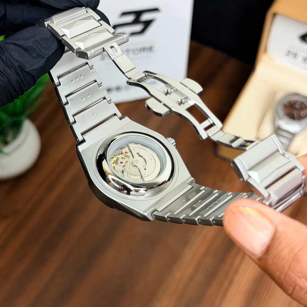 Hublot Diamond Cut Semi Auto