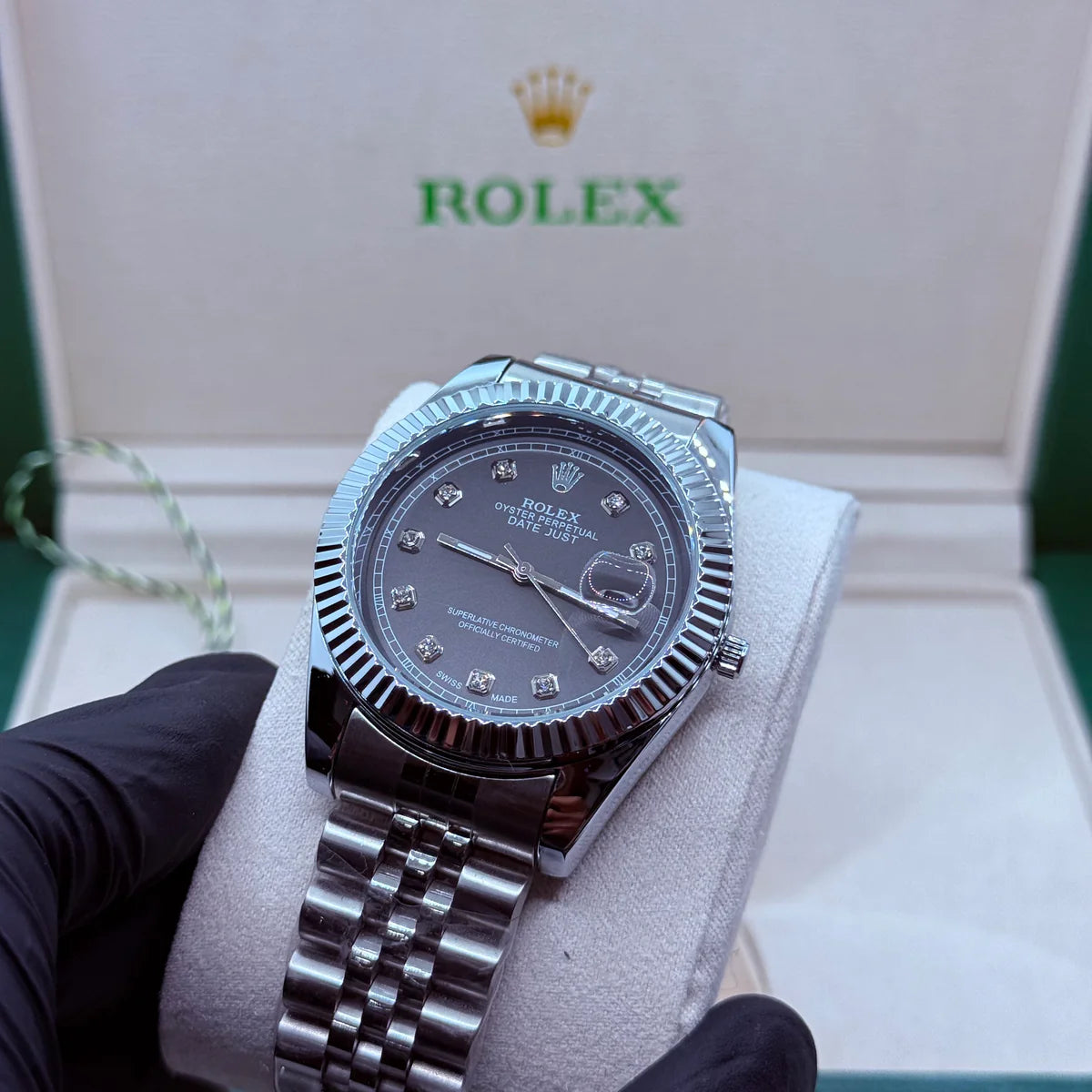 Rolex Jubliee Chain Silver Model