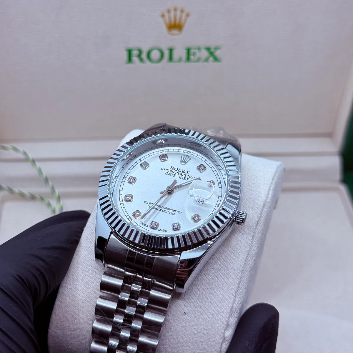 Rolex Jubliee Chain Silver Model