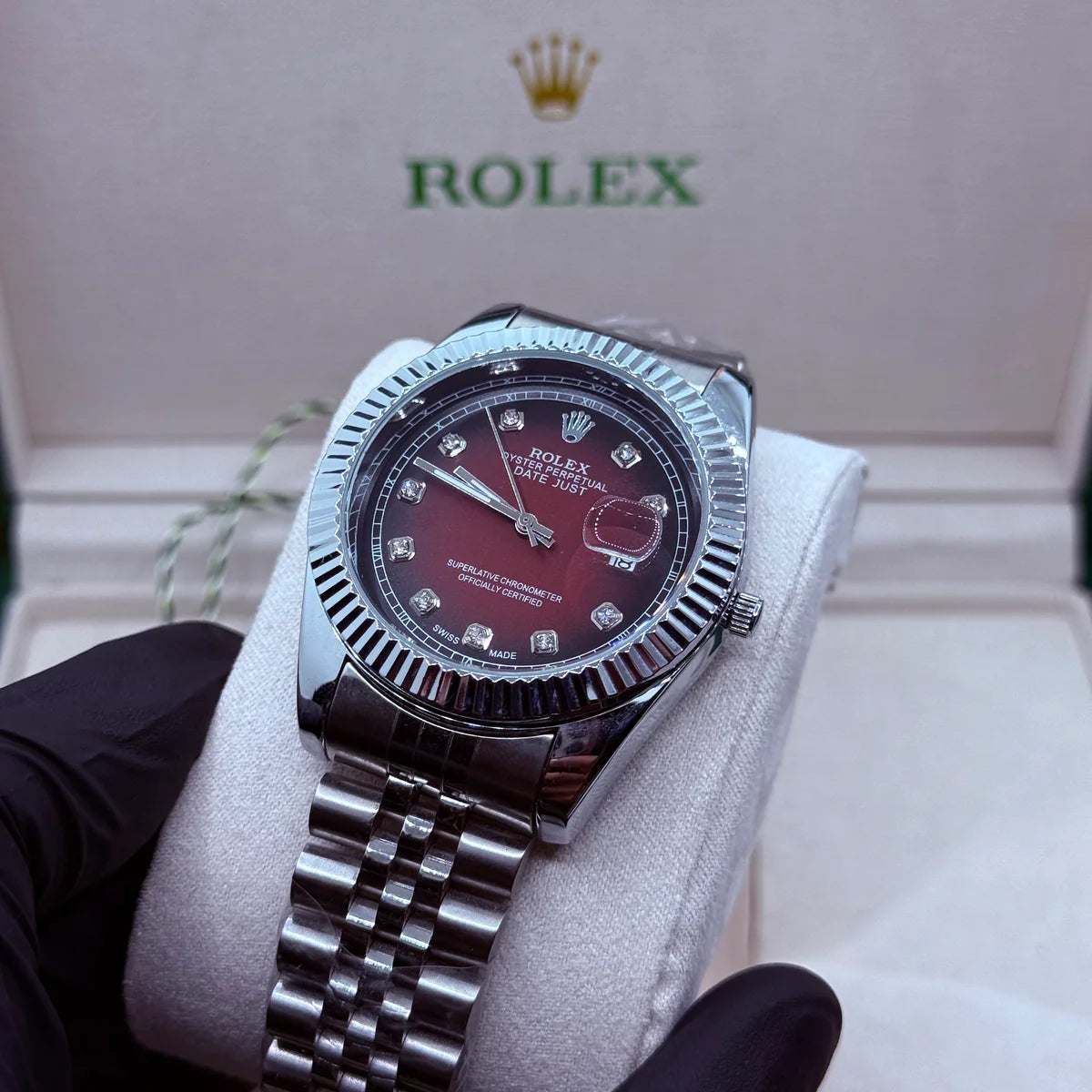 Rolex Jubliee Chain Silver Model