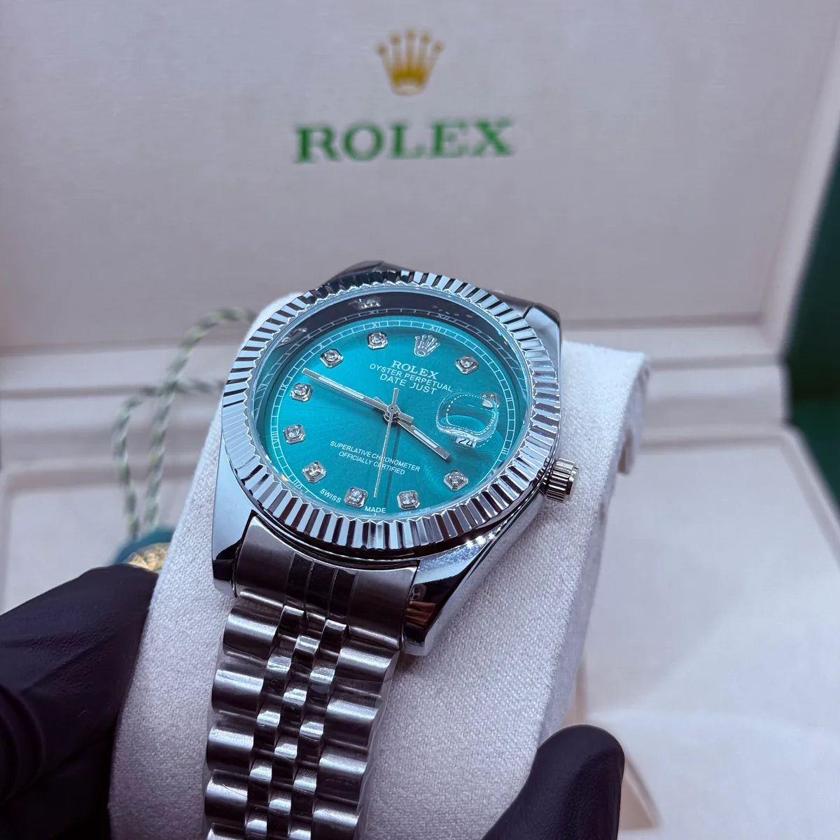 Rolex Jubliee Chain Silver Model