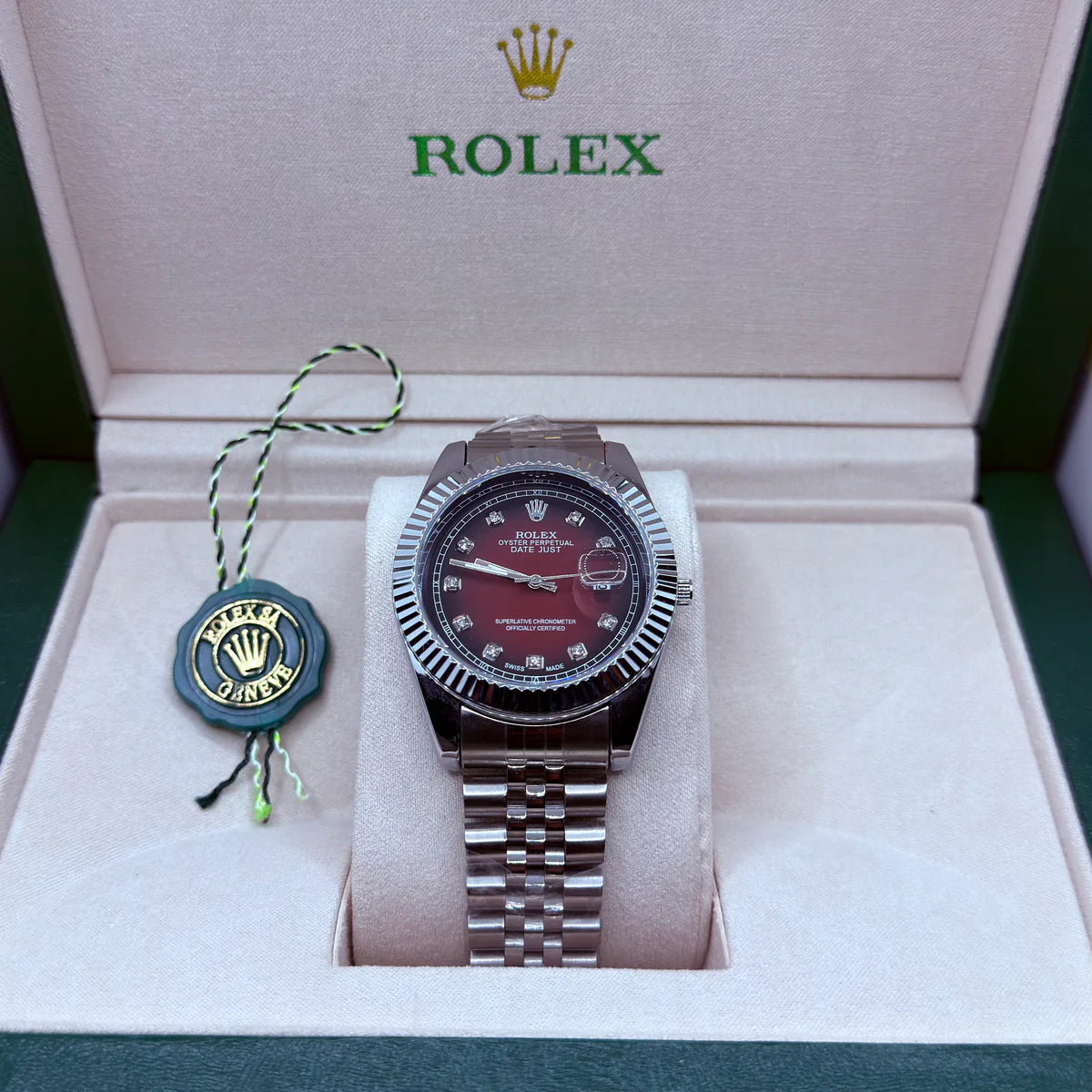 Rolex Jubliee Chain Silver Model