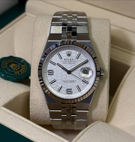 Rolex Watch 2025 Edition - Silver With Black Dial