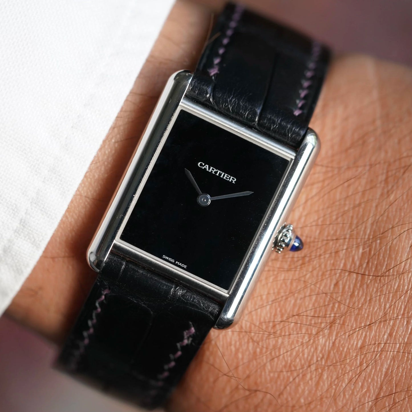 Cartier Tank Leather Strap