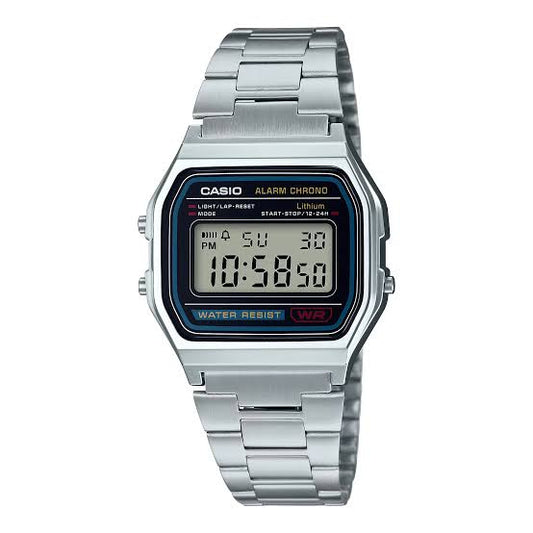 Vintage Casio A158 Watch Golden & White