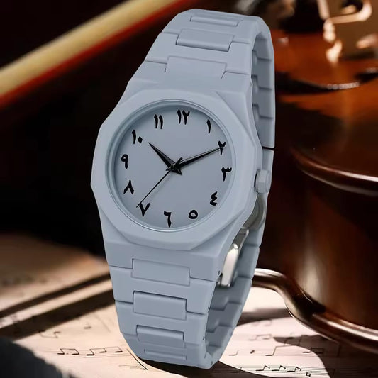 Black Aura Watch for Men – Luxury Minimalist Analog Wristwatch with Premium Strap & Elegant Design