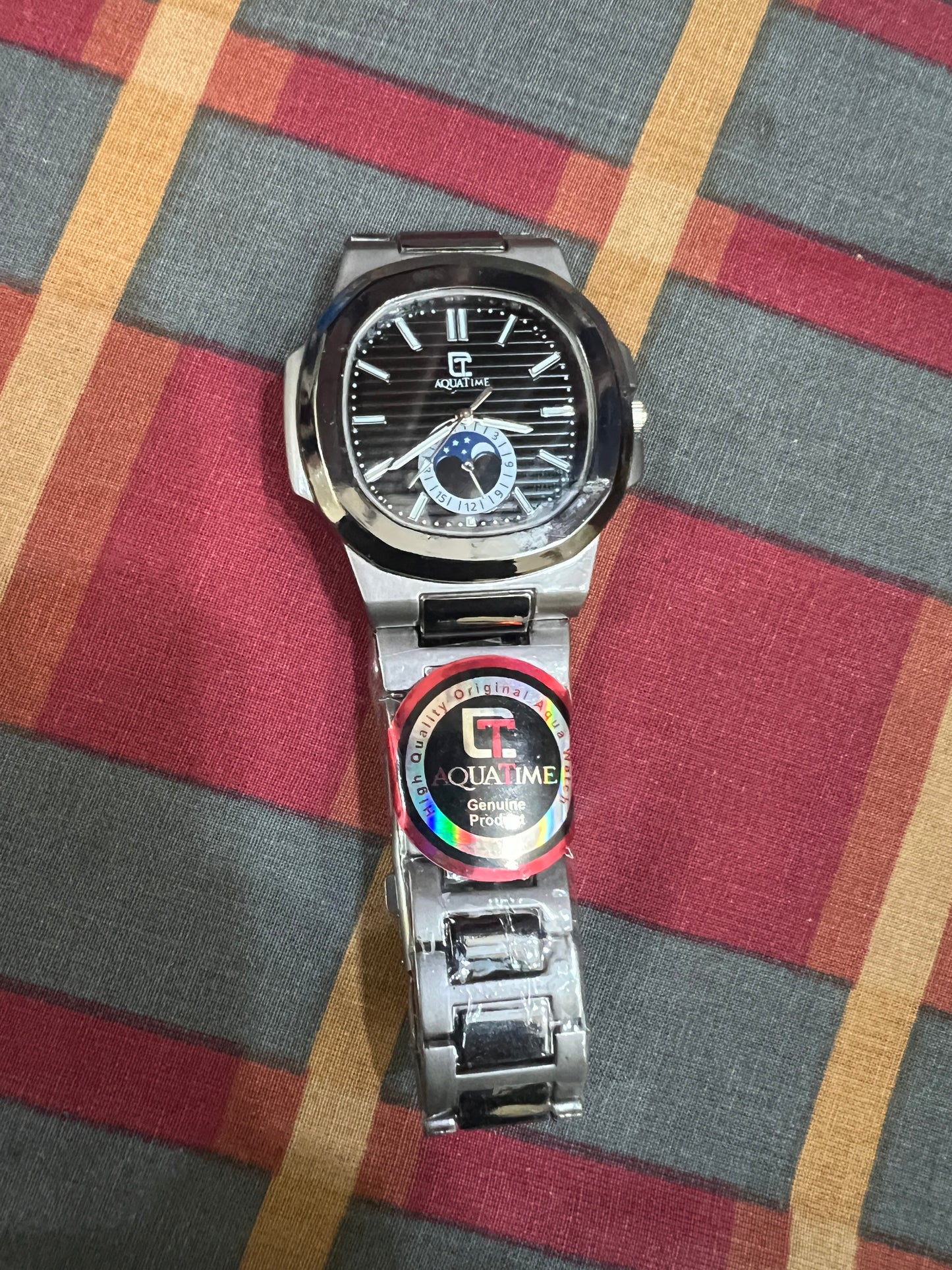 Square Nautilus Stainless Steel Quartz Watch 41mm Men
